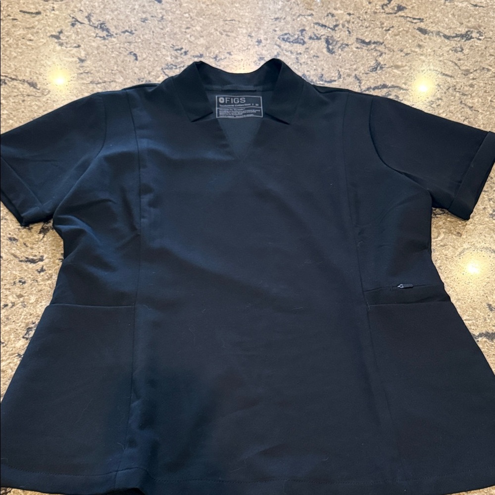 Figs Women's Top, Black, Size Medium, NWOT
